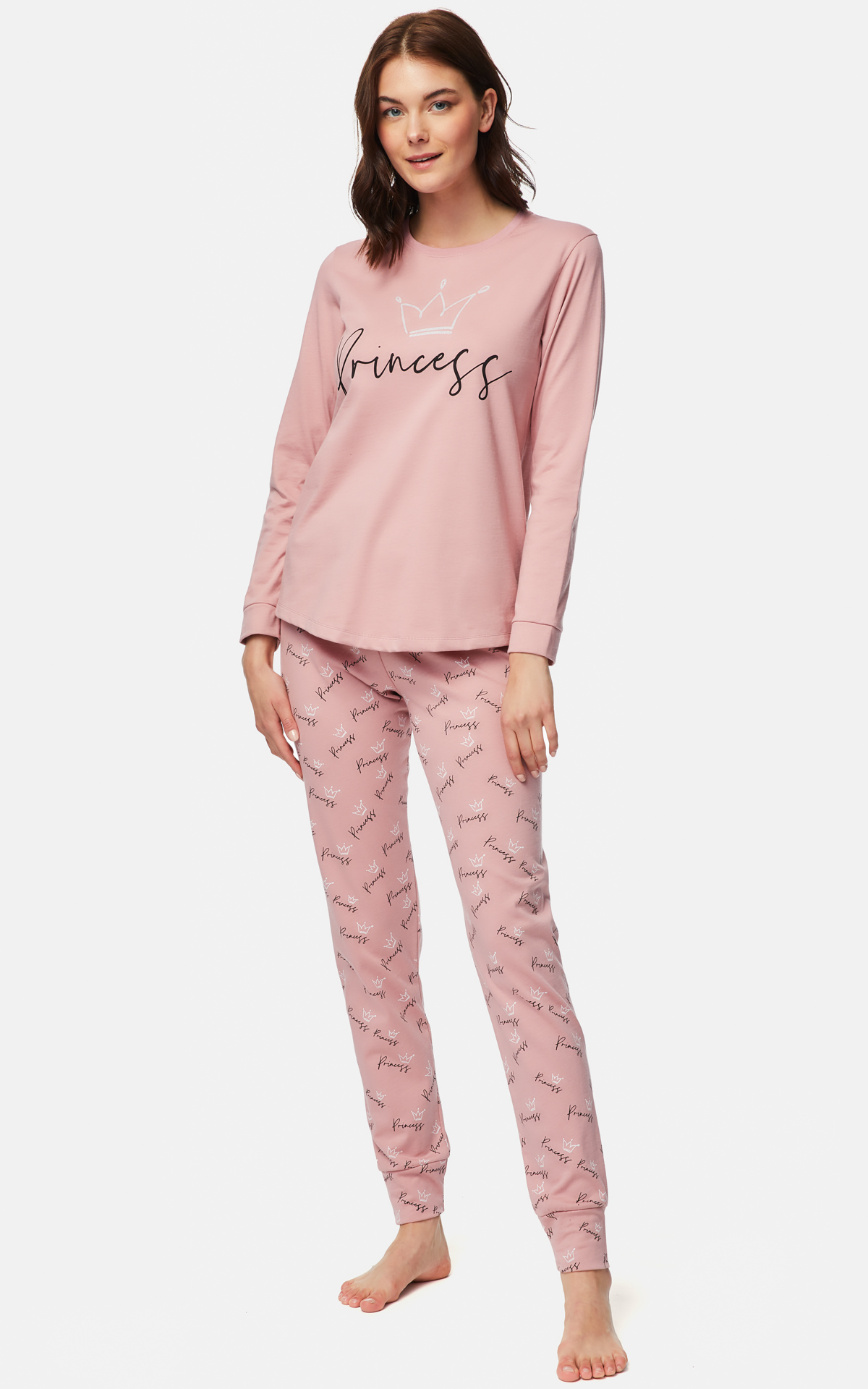 Woman Pyjama Winter Crown Women's Pyjama Set