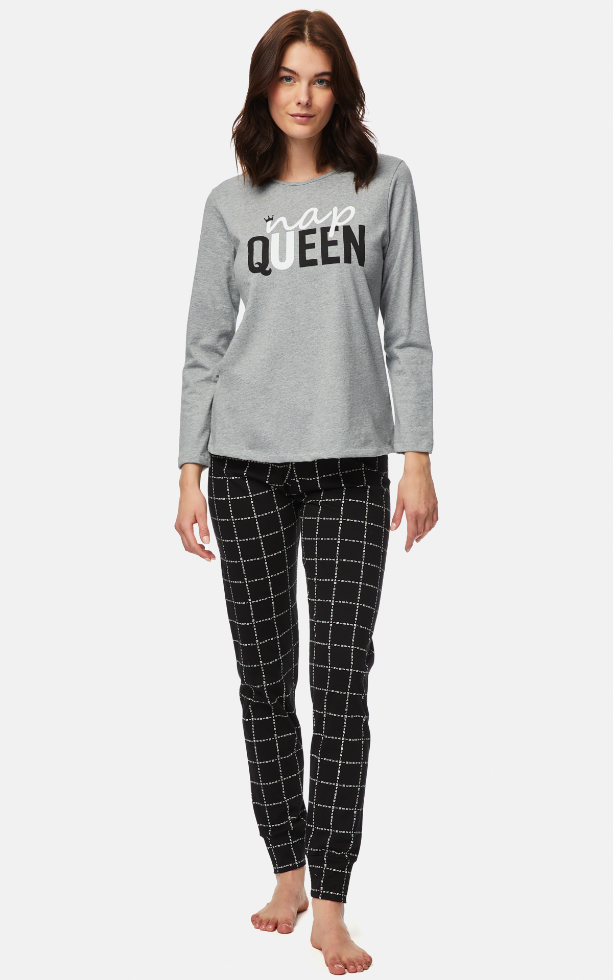 Woman Pyjama Winter Nap Queen Women's Pyjama Set