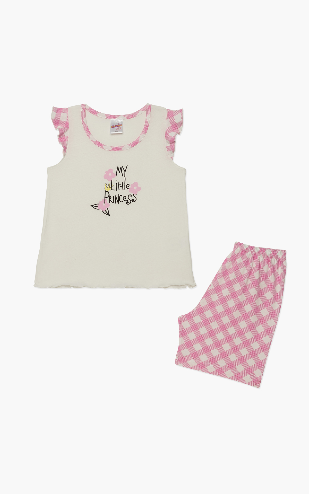 KidTeen Baby Girl Pyjamas Vida Sleeveless Baby Girls' Pyjama Set