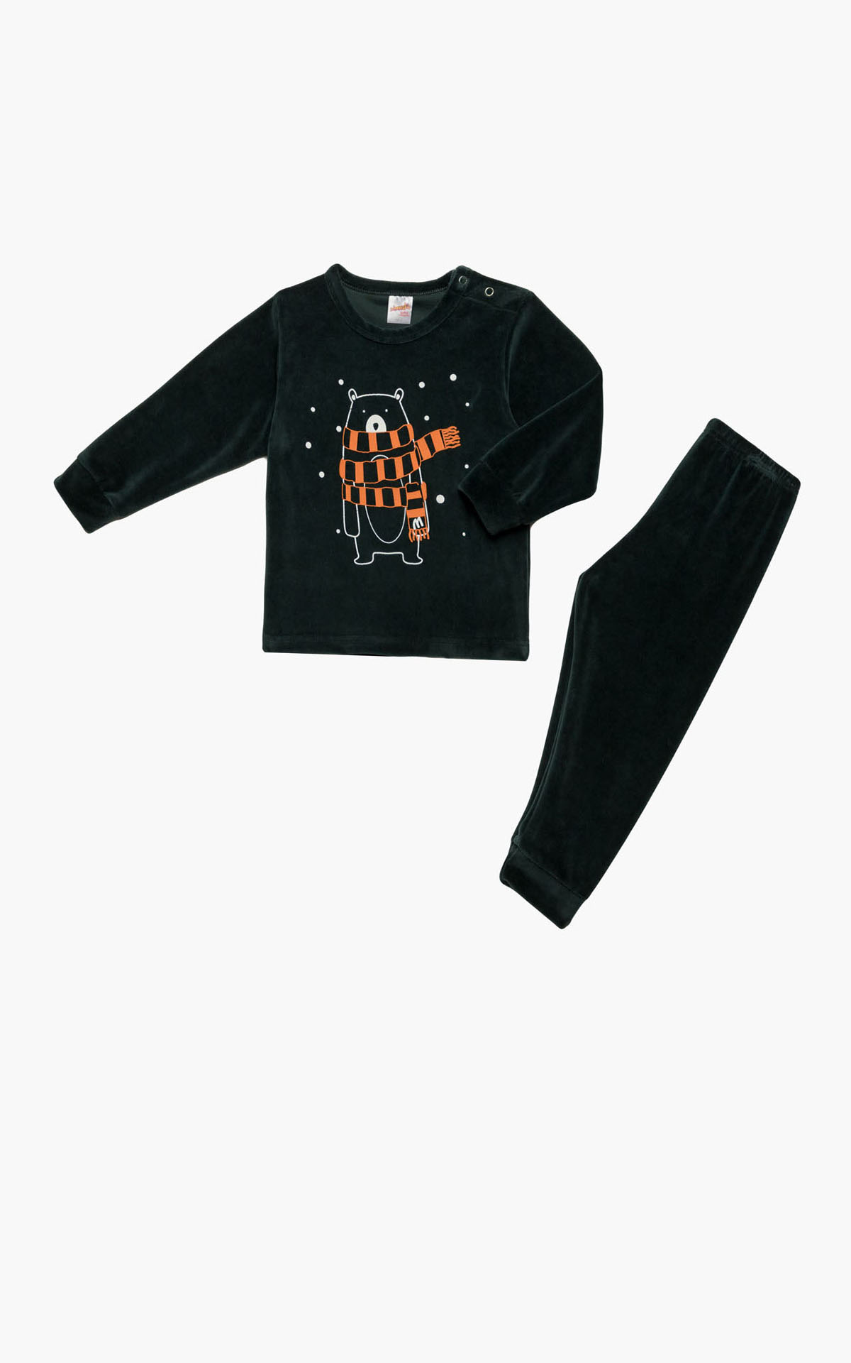 KidTeen Baby Boy Pyjamas Frozen Bear Velvet Baby Boys' Pyjama Set